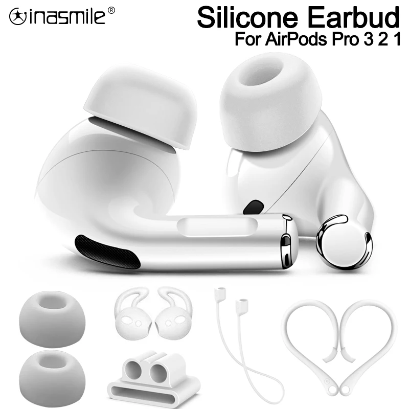 Мягкие силиконовые наушники-вкладыши чехол для наушников Apple Airpods Pro 3 2 1 наушники