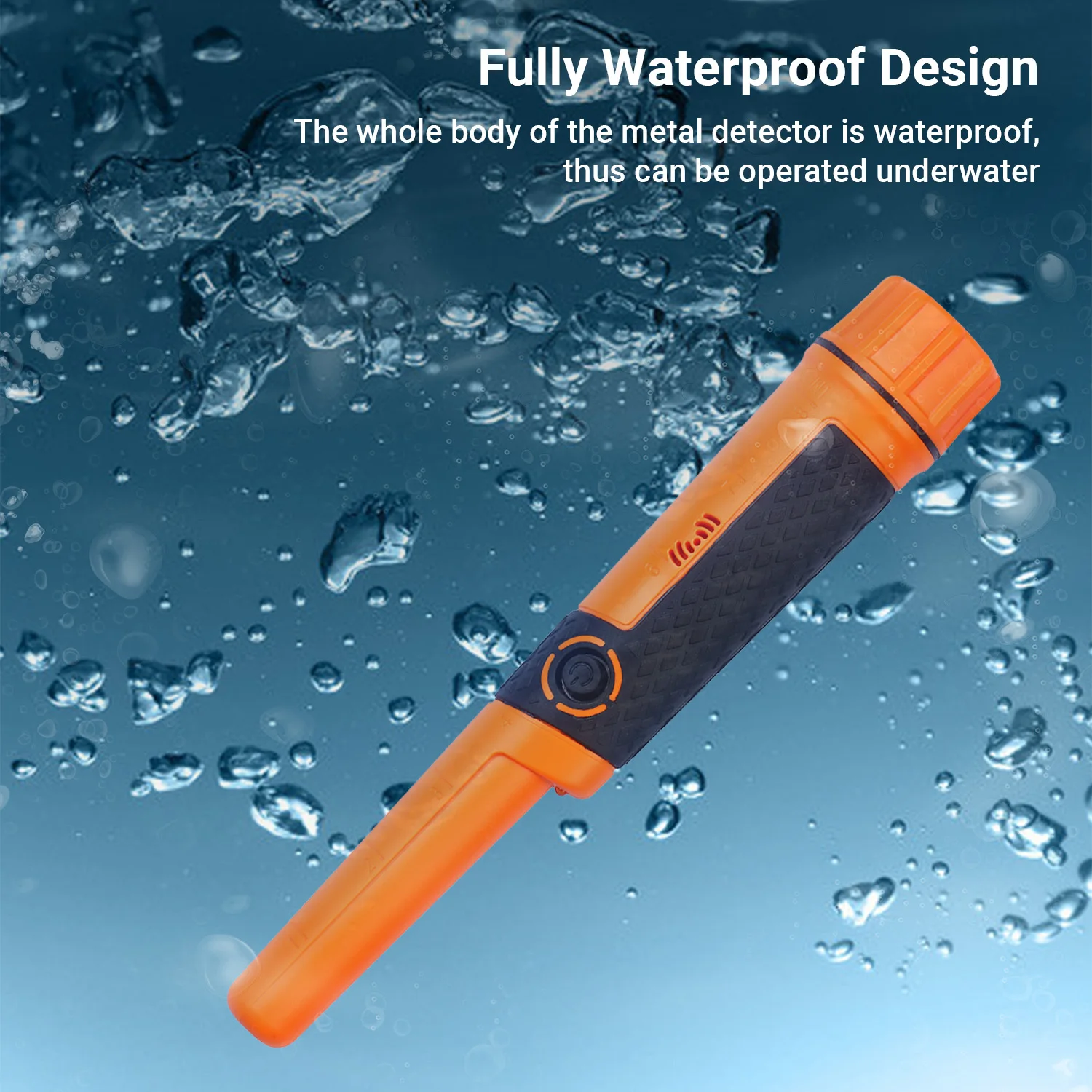 Ручной Pinpointer металлоискатель Pinpoint полностью водонепроницаемый ручной детектор