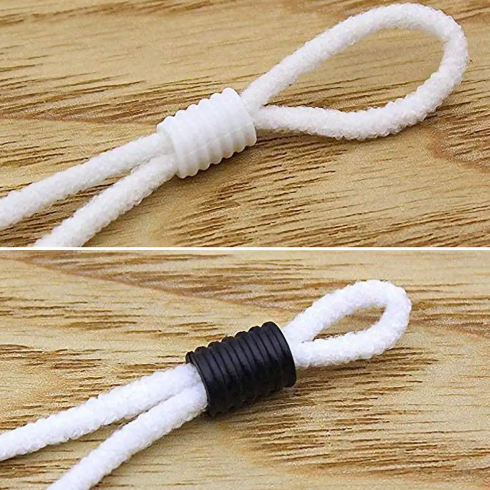 100 ПК Маска силиконовые жгутовые застежки переключение затягивающий шнурок