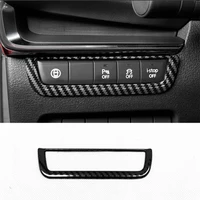 for mazda mx 30 2019 2020 stainless steel car headlamps adjustment switch cover trim sticker car styling accessories 1pcs