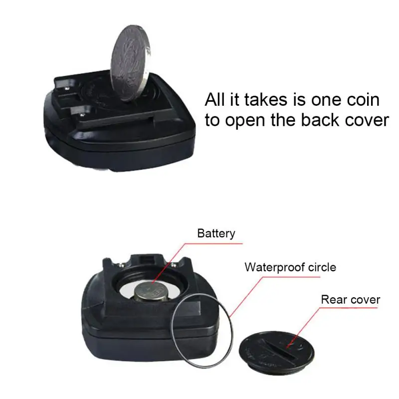 

Bicycle Computer Waterproof Bicycle Odometer Riding Computer Digital LCD Computer Bike Odometer Stopwatch Bicycle Speedometer