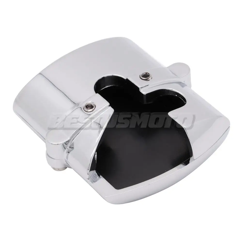 Мотоциклетная хромированная черная накладка на педаль тормоза для Yamaha V Star 650 1100