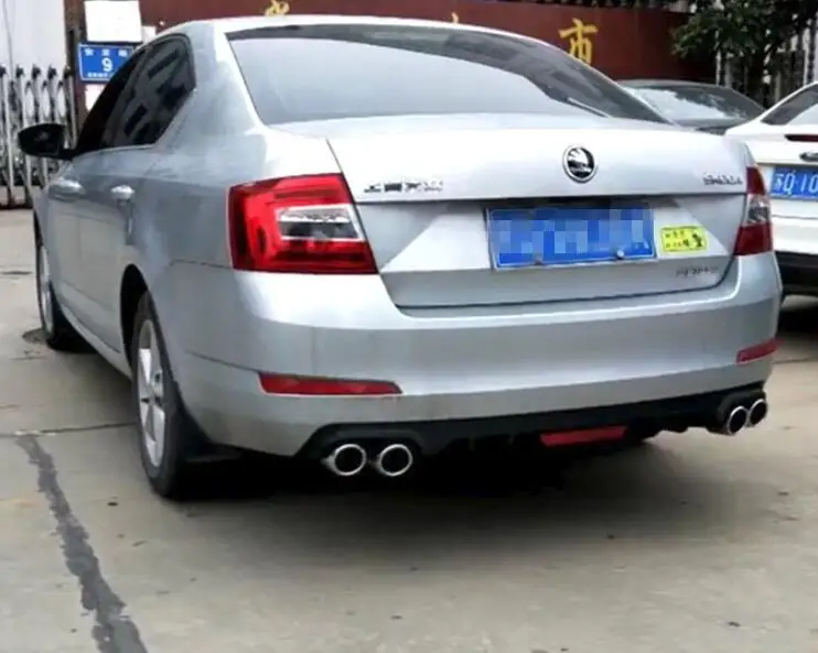 Спойлер для SKODA Octavia 2015-2017 ABS задний спойлер диффузор переднего бампера защитные