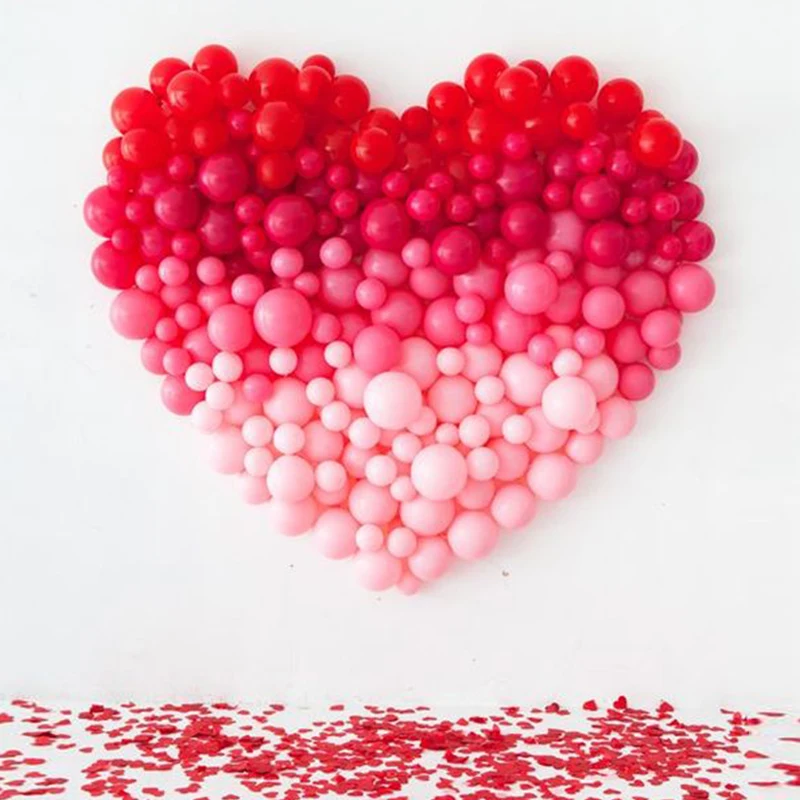 100 шт 5 дюймовые латексные воздушные шары всех цветов красного розового украшения