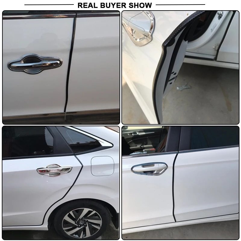 Универсальная защита от царапин на краях автомобильной двери уплотнительная