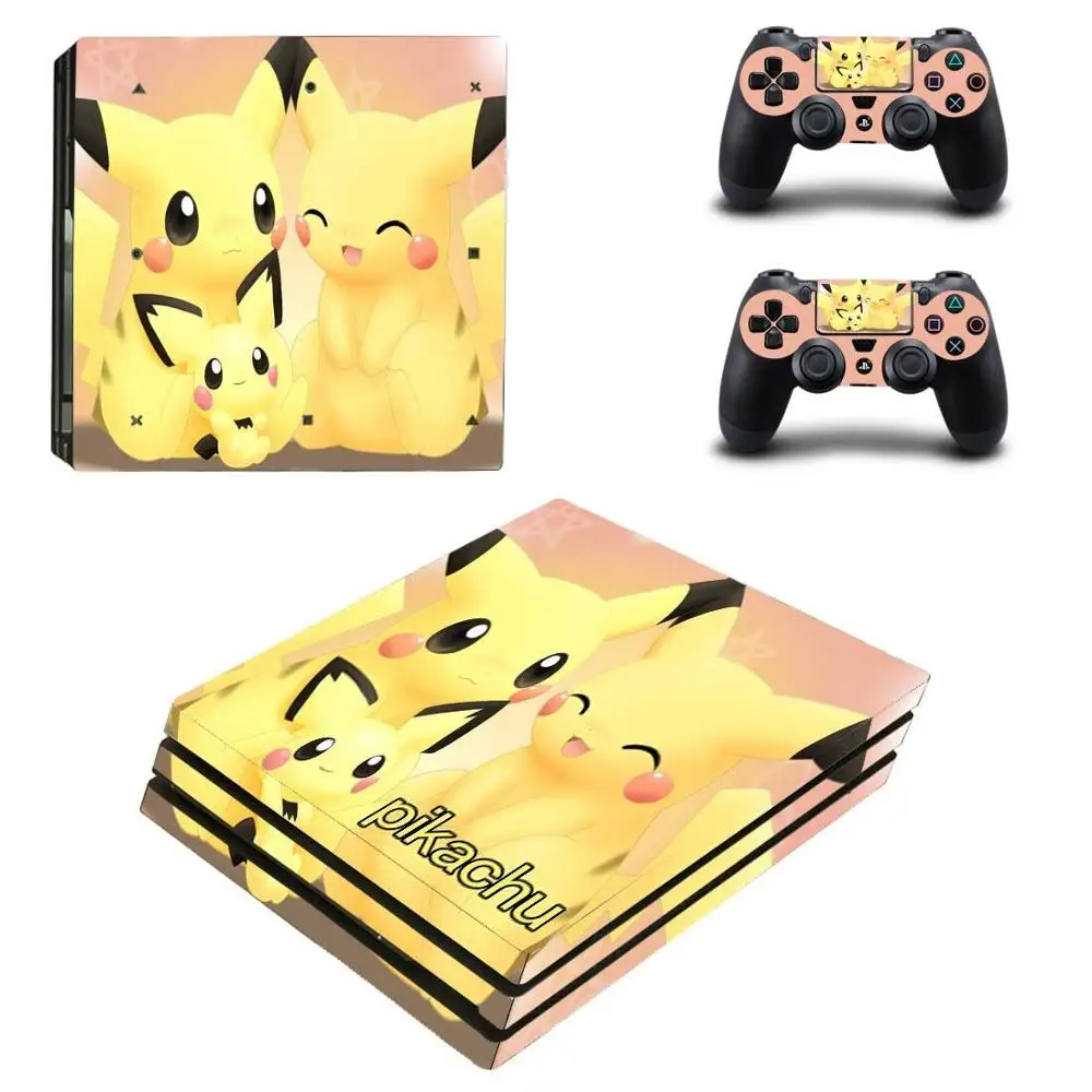 PS4 Pro Pokemon Sticker PS 4 Play station Vinyl Skin Stickers Pegatinas For PlayStation console and controller | Электроника