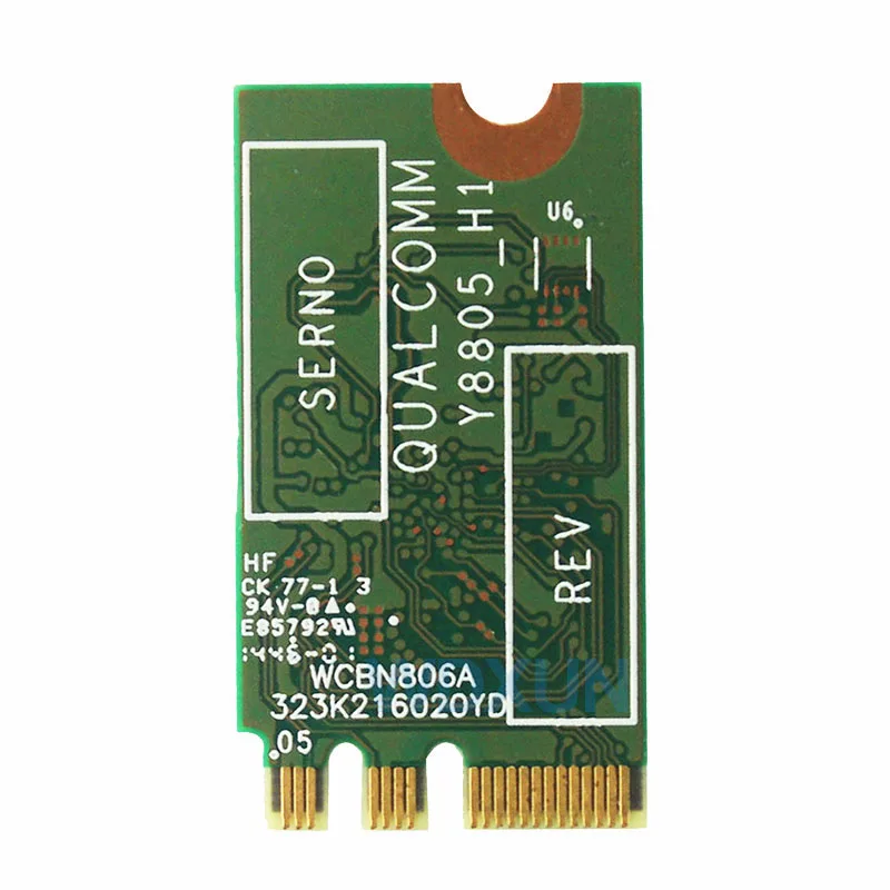 Карта беспроводного адаптера для QCA9377 QCNFA435 QCNFA 435 802.11AC Bluetooth 4,1 433M 2,4G5G WIFI WLAN Card (art.: 3920cbc33416d) - 3920cbc33416d