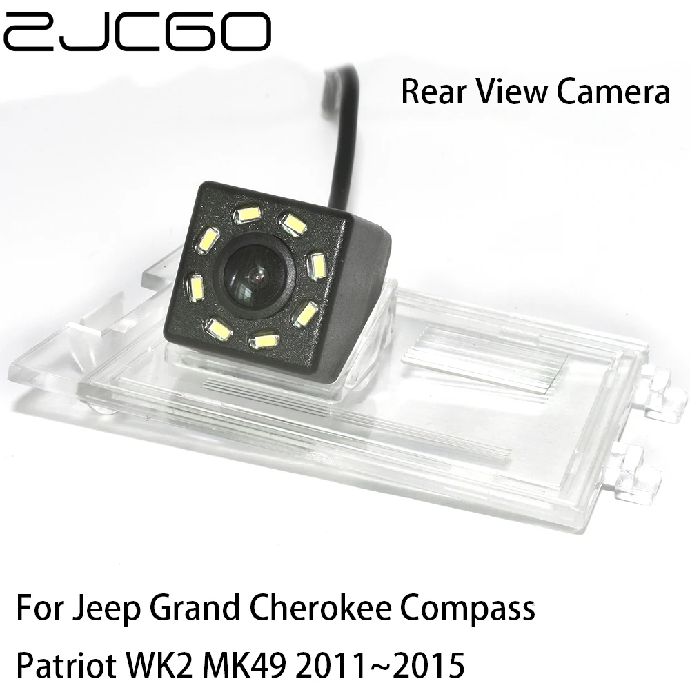 Камера заднего вида ZJCGO CCD для парковки Jeep Grand Cherokee Compass Patriot WK2 MK49 2011 ~ 2015|Камеры