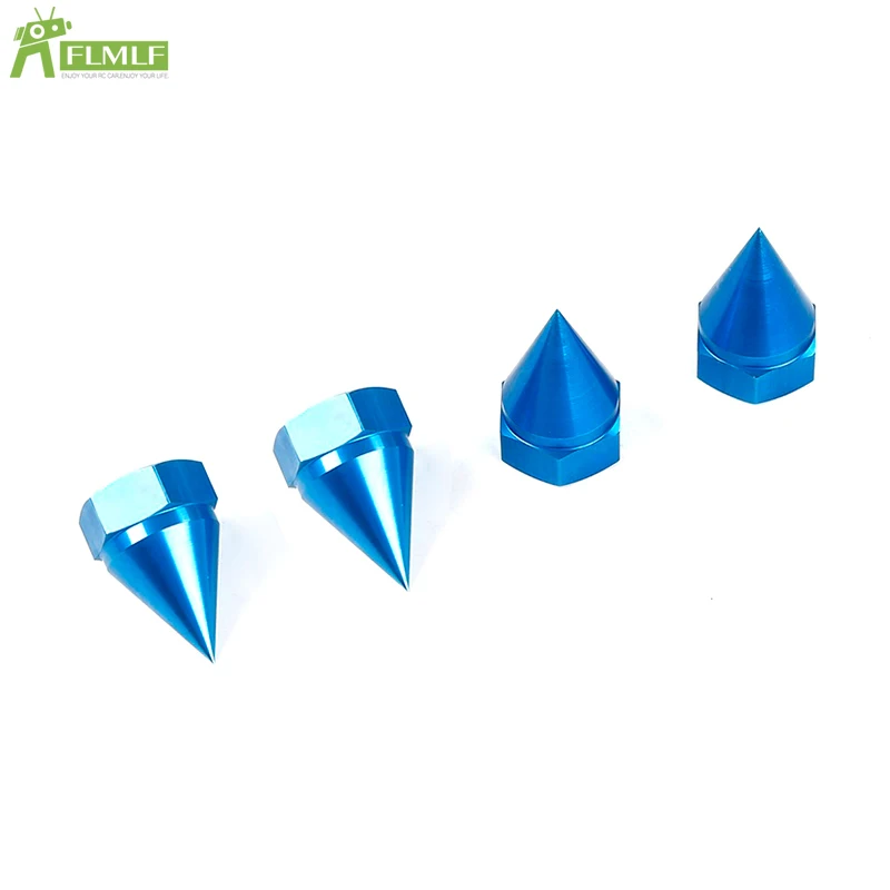Alloy CNC Sharp Thorn Vertebral Locking Dust Proof Wheel Nut Cap for 1/5 Losi 5ive T ROFUN ROVAN LT KMX2 Rc Car Toys Game Parts | Игрушки и