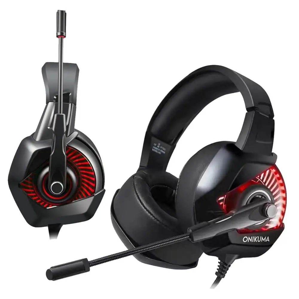 Игровая гарнитура Проводные ПК Игровые наушники с микрофоном для playstation 4 Xbox-One 3 5