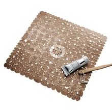 Modern Style Pvc Cobblestone Square Pebble Bathroom Non-Slip Mat Stone Bathroom Mat Bathroom Shower Room Bath Mat Drainage Hole Modern Style Pvc Cobblestone Square Pebble Bathroom Non-Slip Mat Stone Bathroom Mat Bathroom Shower Room Bath Mat Drainage Hole