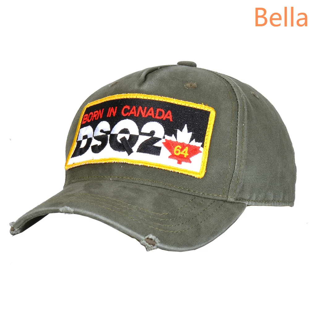 DSQ2 брендовая Высококачественная Мужская бейсболка с вышивкой и буквами женская