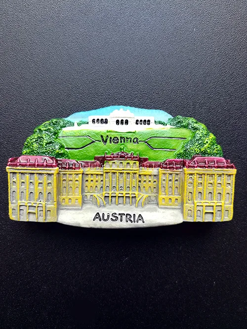 Магнит на холодильник дорожный по всему миру сувенир Самара Австрия