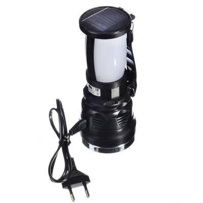 ЧИНГИСХАН Фонарь прожектор 2-в-1 аккумуляторный 24 SMD + 1 Вт LED шнур 220В пластик 17 5x7 5