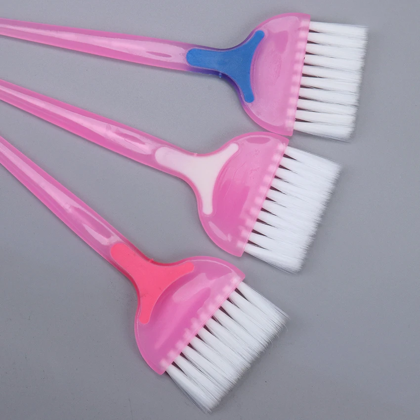 1PC Professional PP Handle Natural Hair Brushes Resin Fluffy Comb Barber Dye Brush Fashion Hairstyle Design Tool |