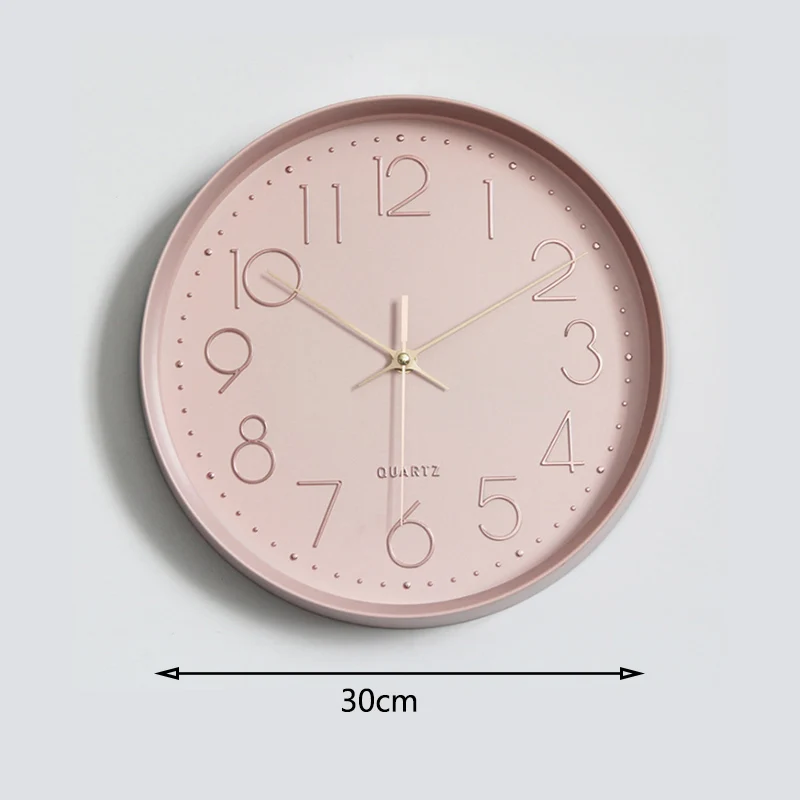 Настенные часы в скандинавском стиле бесшумные настенные цифровые украшения для