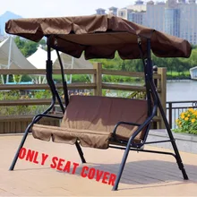 Garden Swing Chair Cover Waterproof Canopy Cushion A-foot Three-Person Outdoor Oxford Cloth Rocking Awning Outdoor Seat Cover