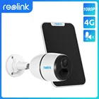 Камера Reolink 4G LTE GO 1080p, с функцией ночного видения, работает с SIM-картой, защищенная от атмосферных воздействий, перезаряжаемая, с питанием от аккумулятора, ip-камера