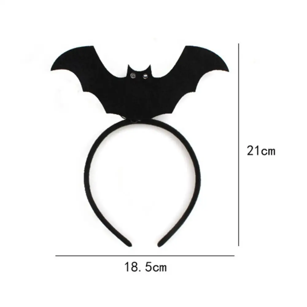

Creepy Halloween Decoration Headband with LED Light Bat Design Headband Hair Band Headwear Halloween Costume Props