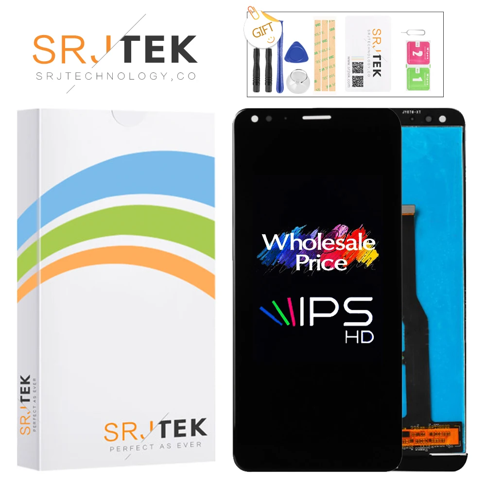 5 7 ''Новый черный/золото для ZTE лезвие V9 V0900 полный ЖК дисплей Дисплей