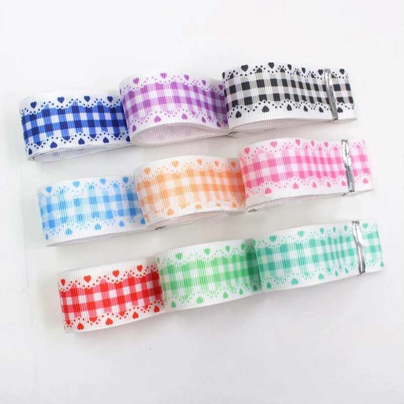 10 ярдов/партия корсажная лента с принтом в виде сердца 25/38 мм | Дом и сад