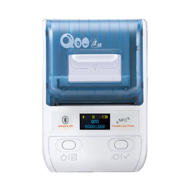 

Puqu clothing tag supermarket jewelry food price barcode QR code sticker 20-50mm portable Bluetooth thermal label printer