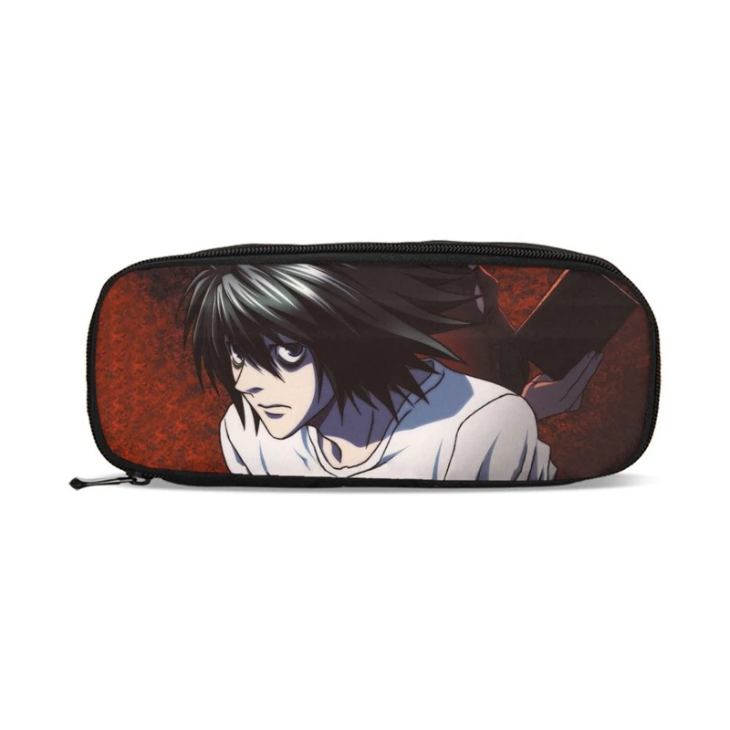 Мужские кошельки чехол для карандашей Death Note подростков большой школьный Кошелек