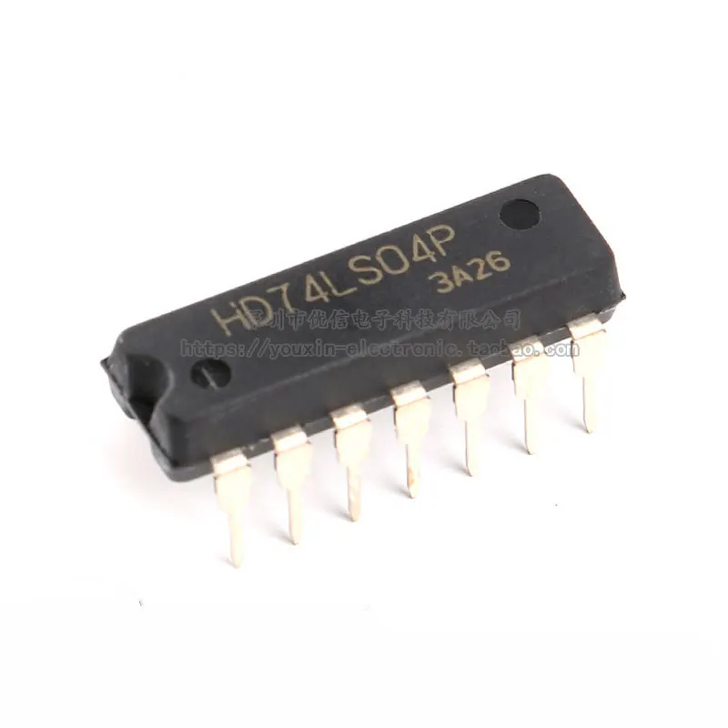 

10 шт., инвертор DIP-14 HD74LS04P