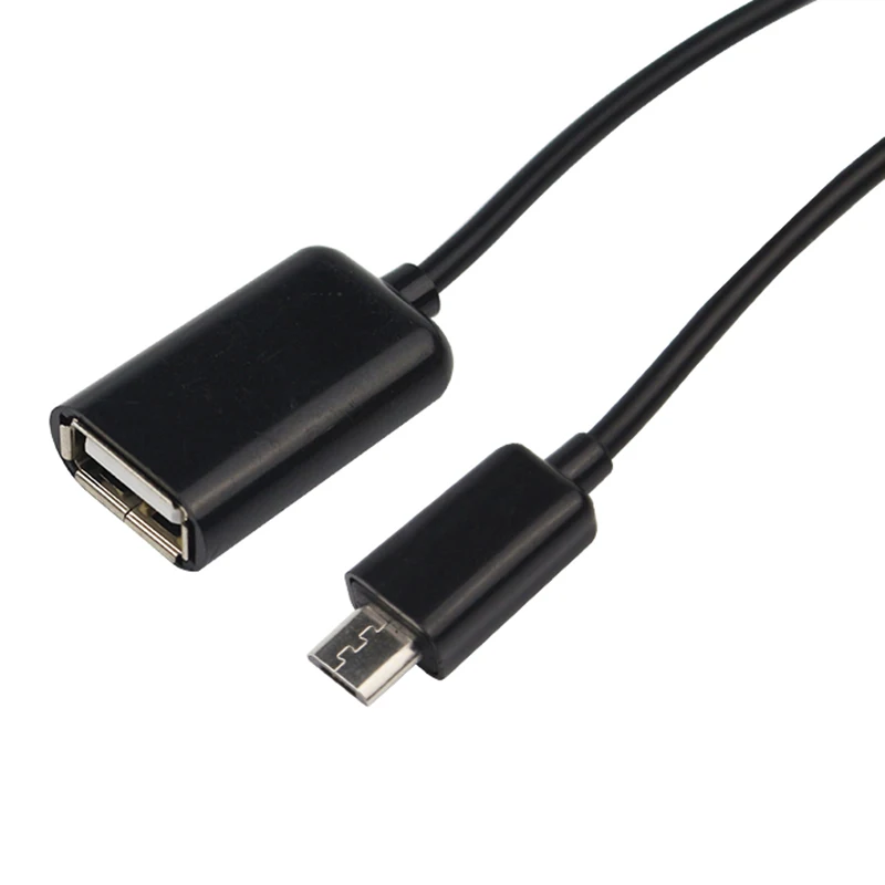 OTG адаптер Micro USB папа к легкий короткий Портативный Женский конвертер кабель