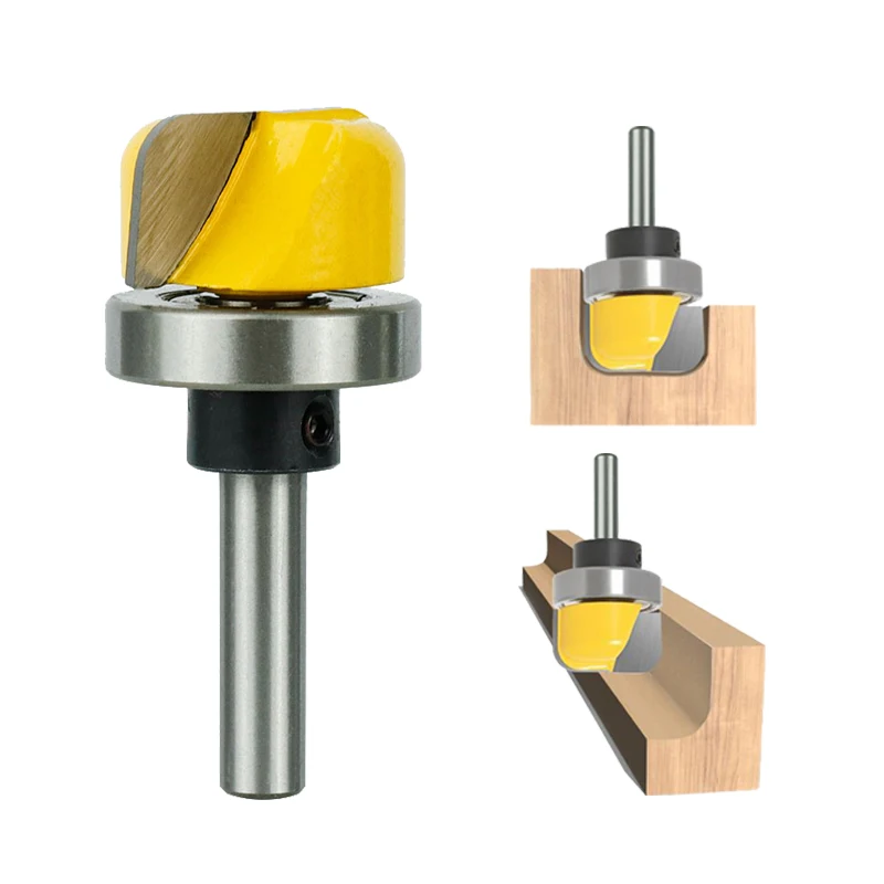 

1/8"Diameter Bowl & Tray Template Router Bit Wood Cutting Tool woodworking router bits,8mm Shank