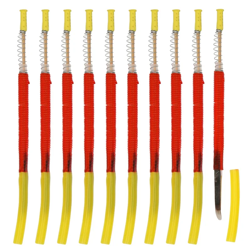 

80PCS Move Worms Needle Grafting Tools for Rearing Queen Bees Queen Larvae Retractable Move Needle Beekeeper Tools Free Shipping