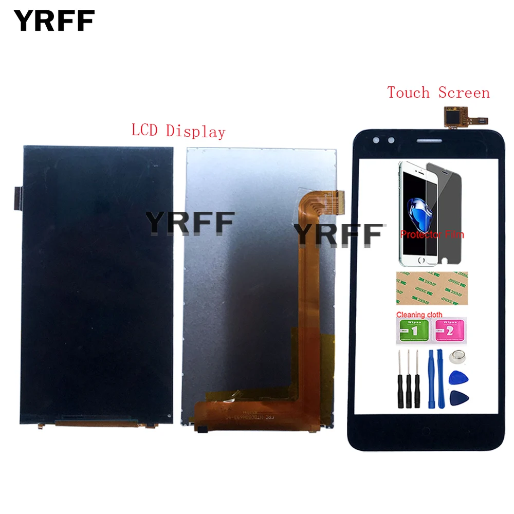 

LCD Display For Micromax Bolt Ultra 2 Q440 Touch Screen Digitizer Panel Sensor Tools Protector Film