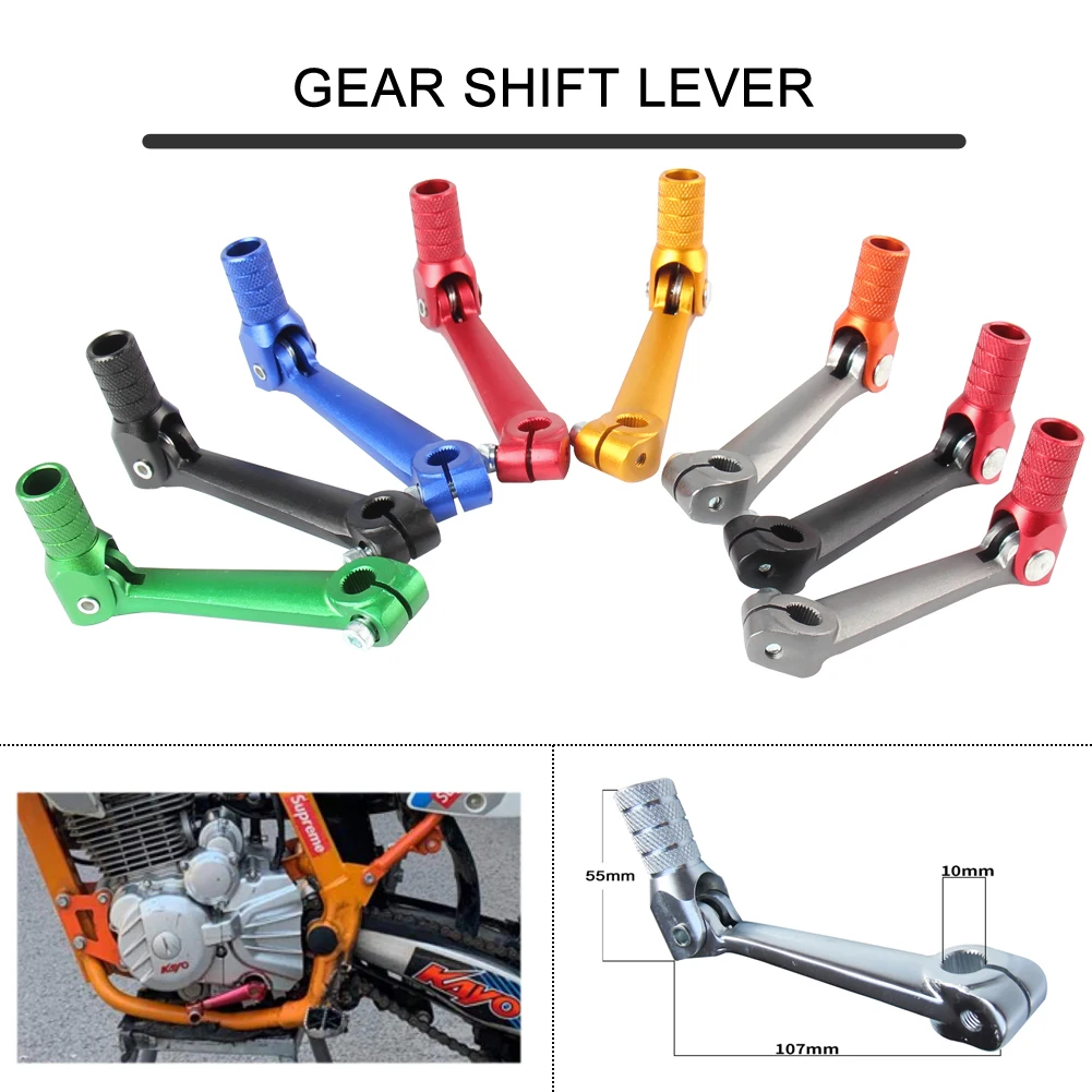Алюминиевый складной рычаг переключения передач для мотоцикла Kayo T2 T4 ESB 189 J1 J2