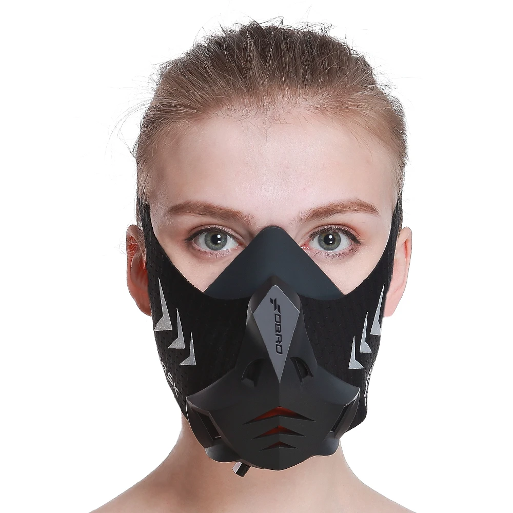 

FDBRO New Sport Mask Pro Phantom Training Running Masks Cardio High Altitude Protective Breathing Trainer Air Filter Sport Masks