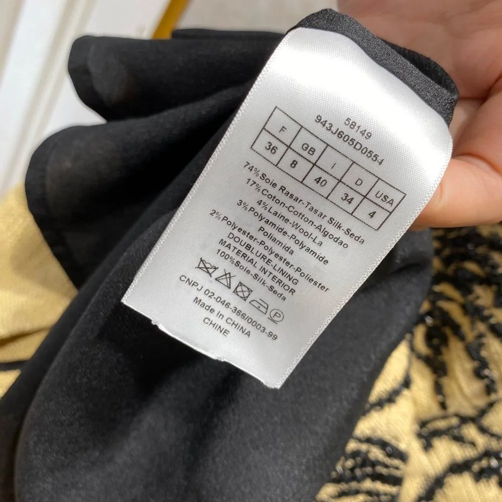 

Luxury Brand Embroidery Silk Maxi Vintage Yellow Runway Design Women Skirts Autumn Casual Loose Skirt with Pockets