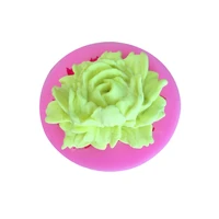 3d cake mold cupcake flower bloom rose shape silicone fondant soap jelly candy chocolate decoration baking tool moulds