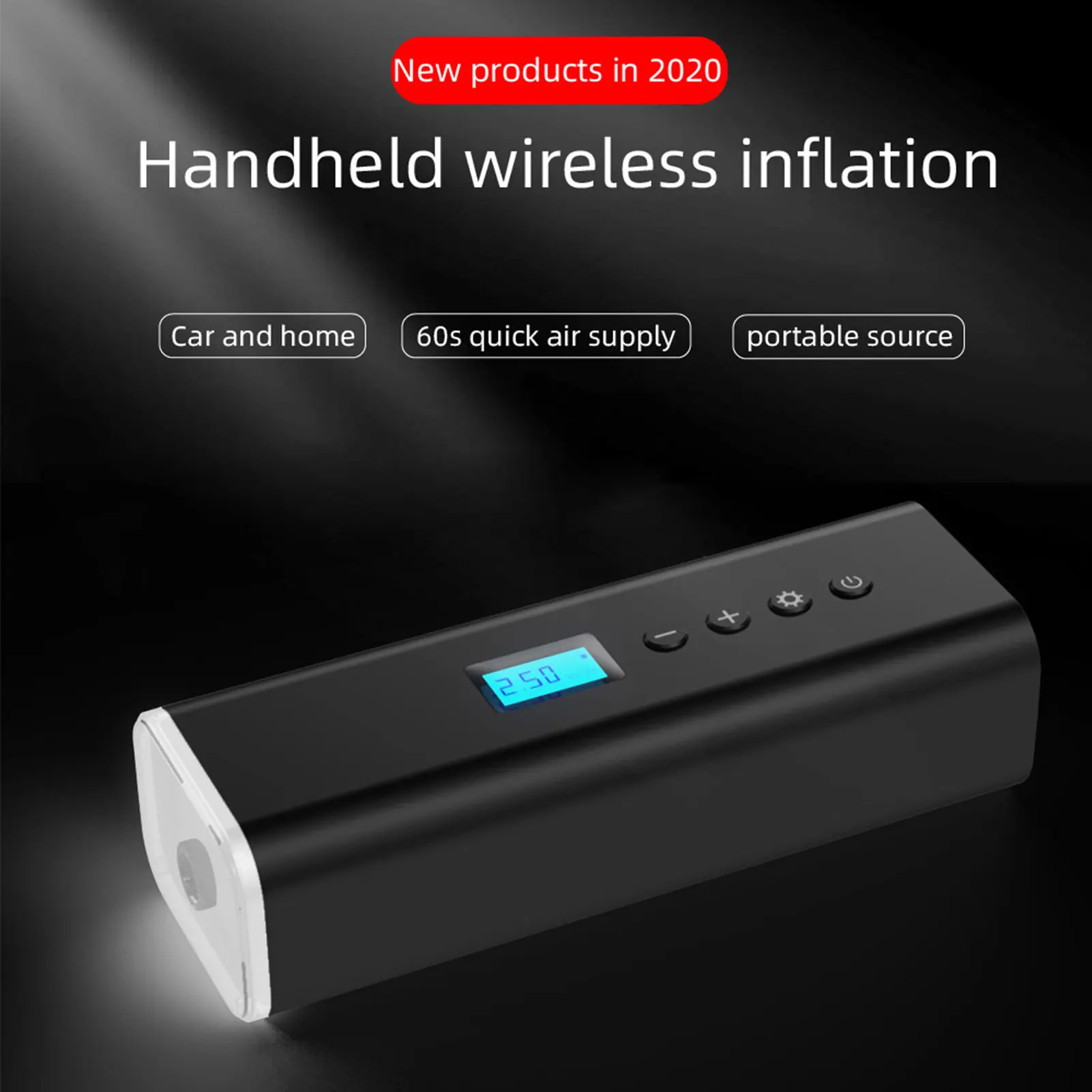 12 В автомобильный насос для шин беспроводной портативный Электрический
