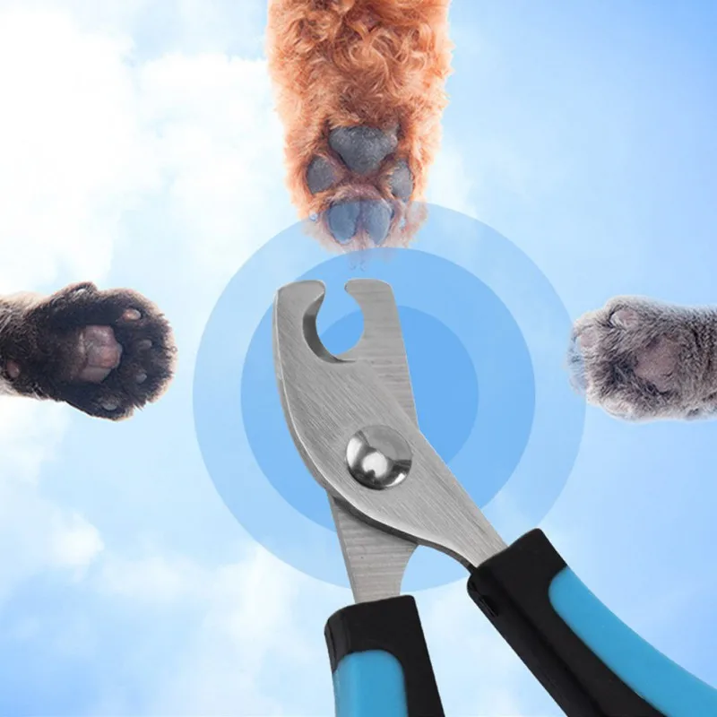 Кошка собака кусачки для ногтей Нержавеющая сталь кормящих резак ног коготь