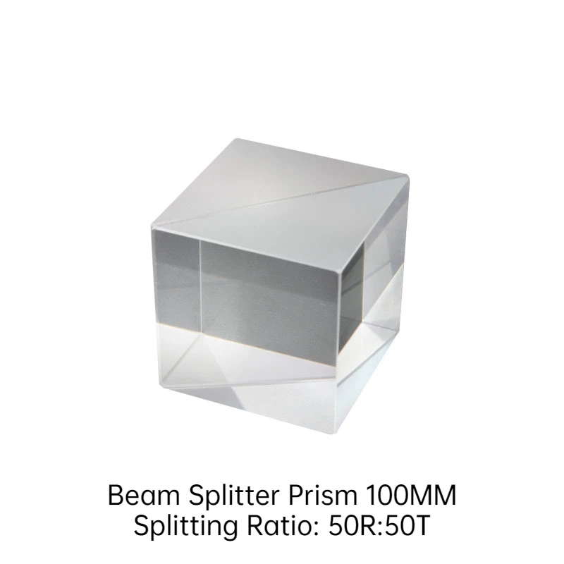 

Optical Experiment Prism Dichroic Prism Light Separation K9 Cube Beam Splitter Prism 100MM Split Ratio 50R/50T Cube Dichroic