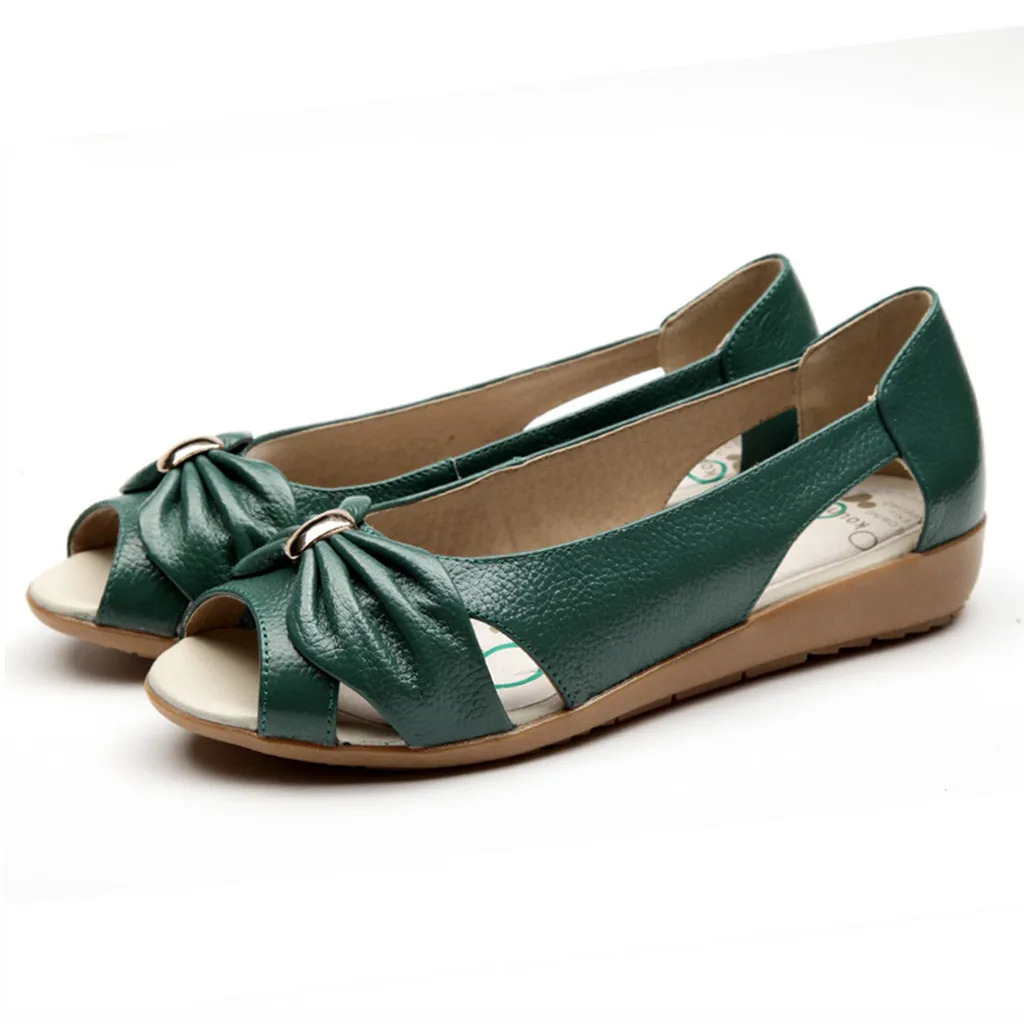 SAGACE/сандалии с мягкой подошвой Женская повседневная обувь бантом Летняя женская