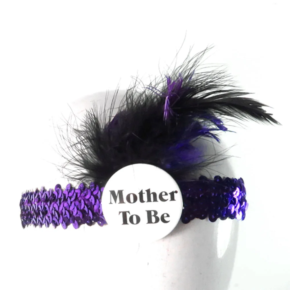 

3pcs 2021 Birthday Bady shower mother to be princess Party Elastic headband new fashion happy its my birthday event party favor