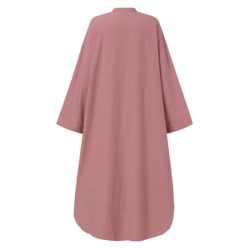 

2021 New Japanese Fashion Style Kimono Women Long Solid Color Ladyes Dress Loose Casual Modern Lady Cardigan Office Dress