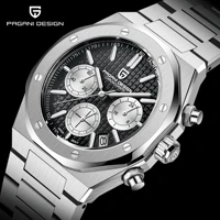 2021 pagani design new mens 200m waterproof timing quartz watch seiko vk63 sapphire glass 40mm quartz clock relogio masculino