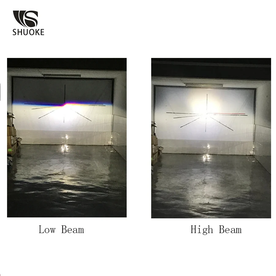 SHUOKE Новый мини Bi LED светильник для объектива проектора 12V 3A 36W 6000K 5500LM 50000h Life 2 PCS