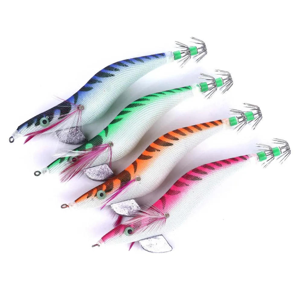 

1/4 шт. кальмар Крючки-креветки приманки 13,5 см рыболовные снасти Swimbait искусственный головки для рыбалки со светящимся осьминог, Каракатица р...