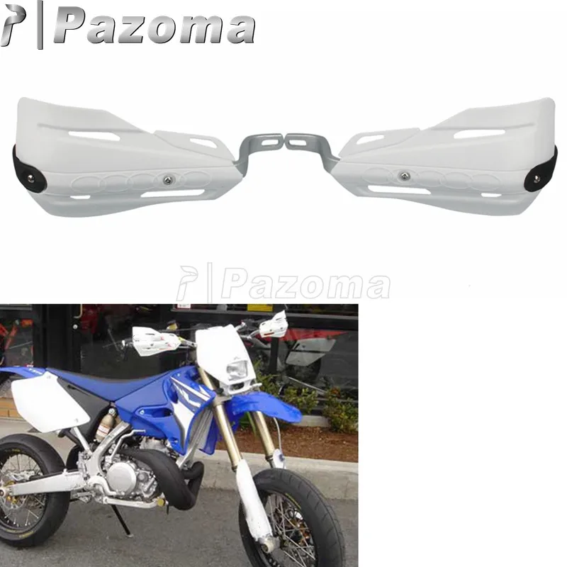 Универсальный мотоцикл 7/8 &quot22 мм белый рукавицы ручной гвардии протектор для Honda