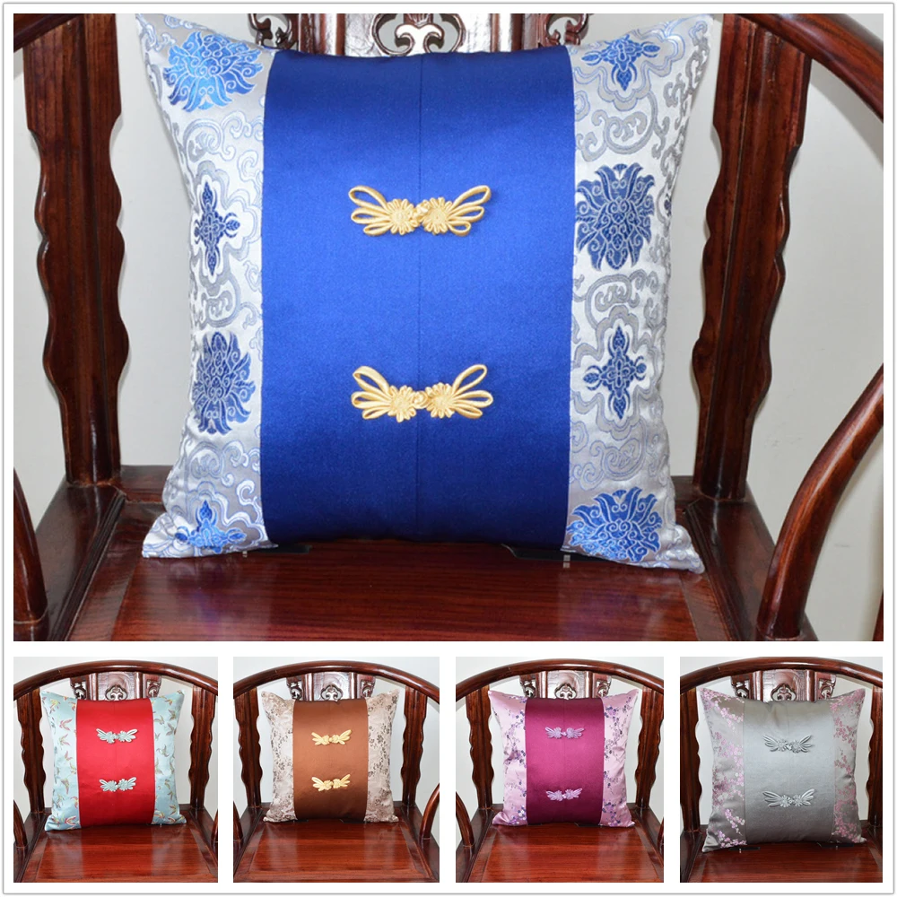 Наволочка для дивана Современная китайская атласная наволочка с галстуком