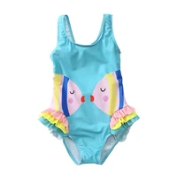 girls swimwear one piece children swimsuit bathing suit bikini child kids toddler baby girls cartoon printing 2021 new