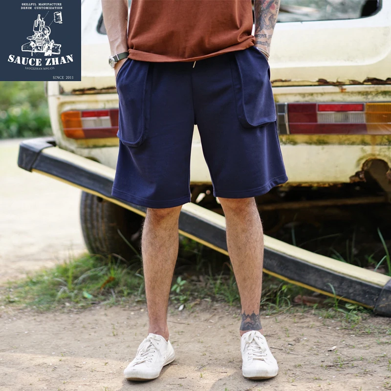 Мужские повседневные шорты SauceZhan Короткие хлопковые спортивные штаны мужские