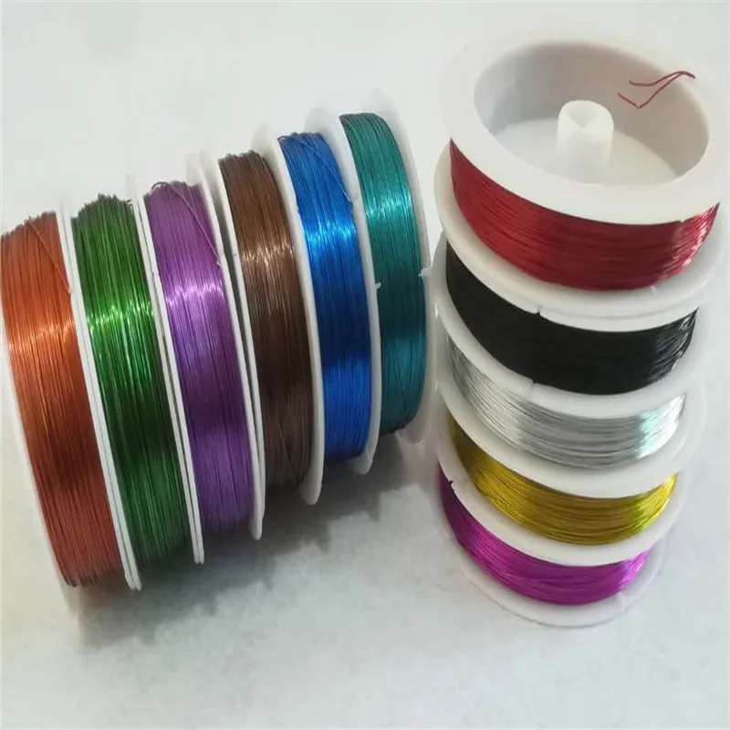 Цветная тонкая железная проволока материалы для рукоделия ОБВЯЗОЧНЫЙ кабель